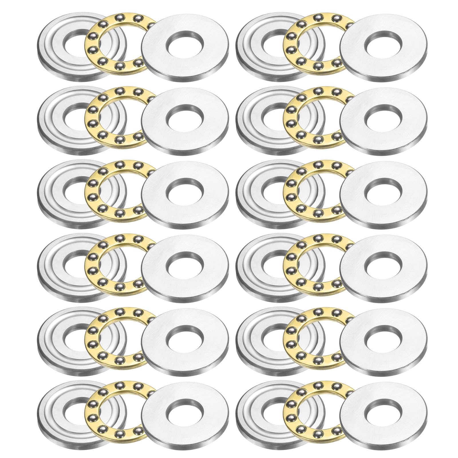 Miniature Thrust Ball Bearings - Chrome Steel, 8mm -23
