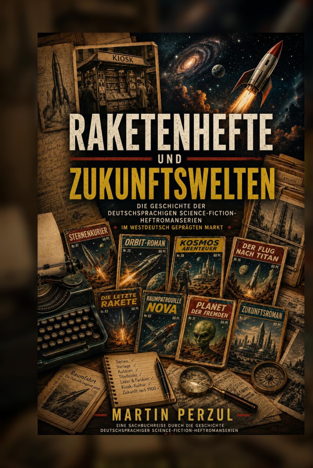 Raketenhefte und Zukunftswelten: Die Geschichte der Science-Fiction-Heftromanserien im deutschsprachigen, vor allem westdeutsch geprägten Markt