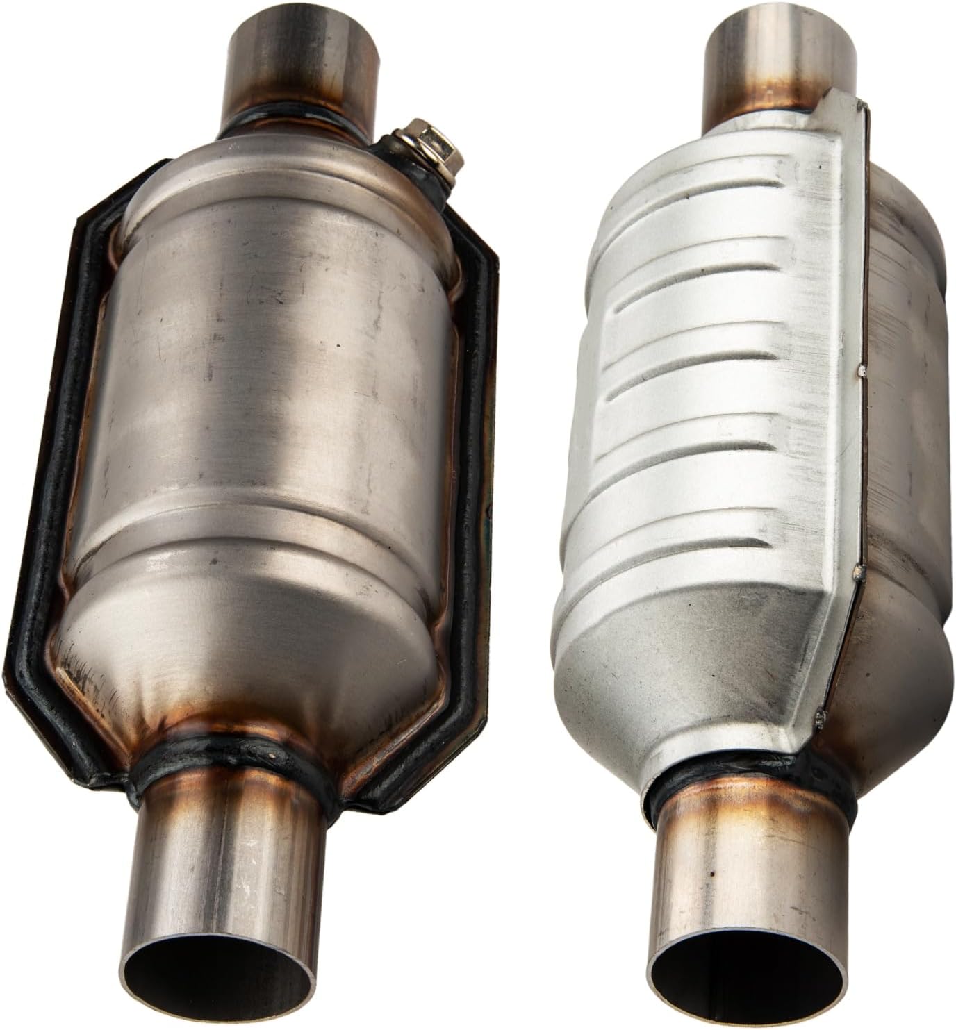 Catalytic Converter, Torchtree Compatible With 2" Universal Inlet/Outlet Stainless Steel Shell,2pcs