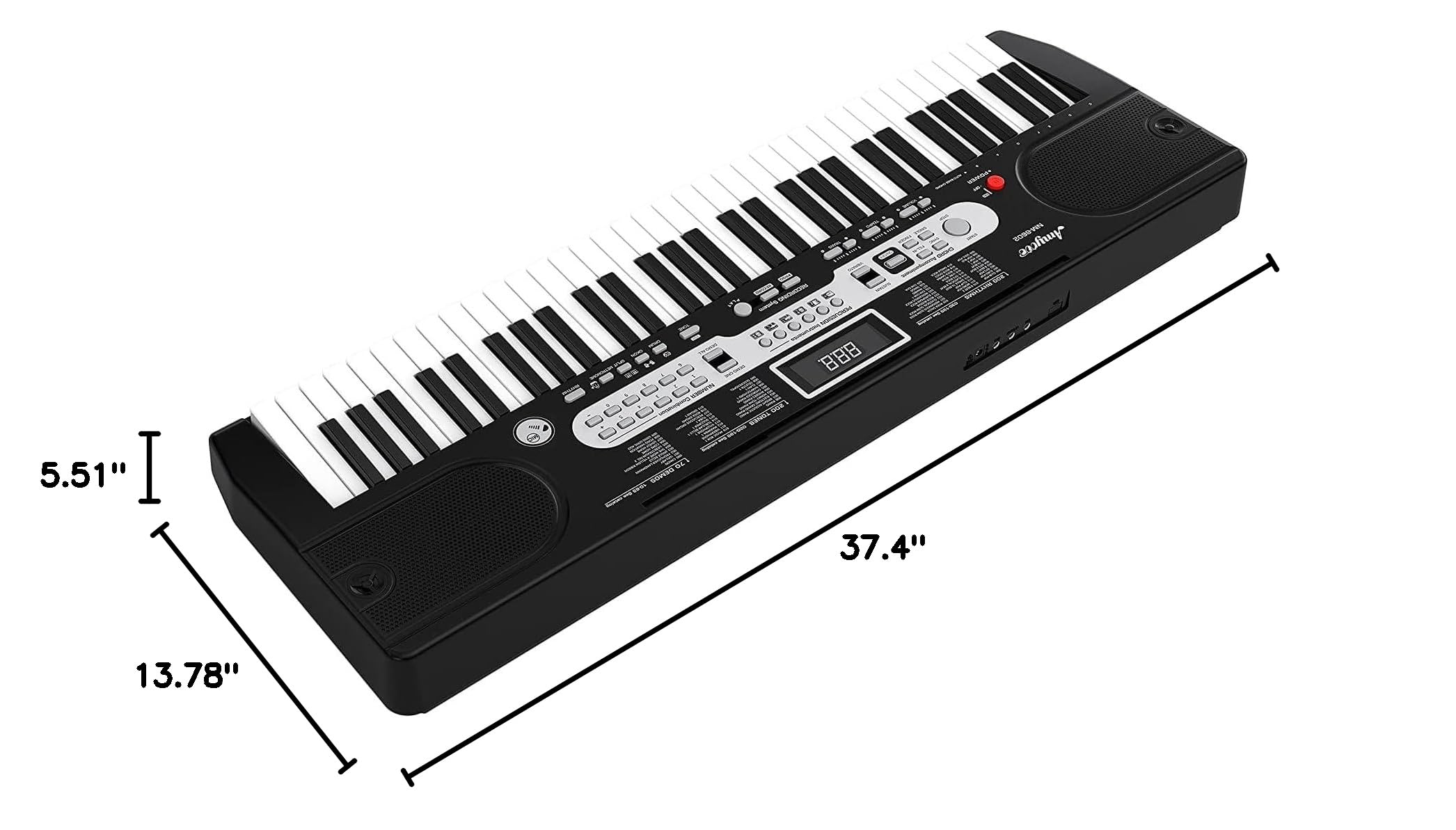 GarveeLife 61-Key Electric Keyboard Piano Set for Beginners and Kids with Microphone, Headphones, and Carrying Bag – Portable and Ideal for Teaching, Perfect Birthday or Christmas Gift