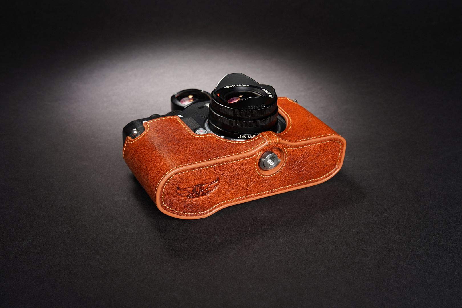 Étui Cuir Rigide Voigtländer Pour Appareil Photo Argentique état Neuf