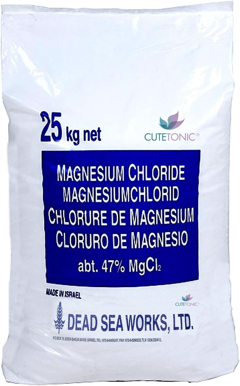 Cutetonic® Ultra Pure Magnesium Chloride Flakes Dead Sea Origin (25KG Sack)