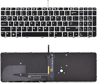 Replacement Keyboard Compatible with HP EliteBook 755 G3,755 G4,850 G3,850 G4,Zbook 15U G3 with Backit and No Trackpoint