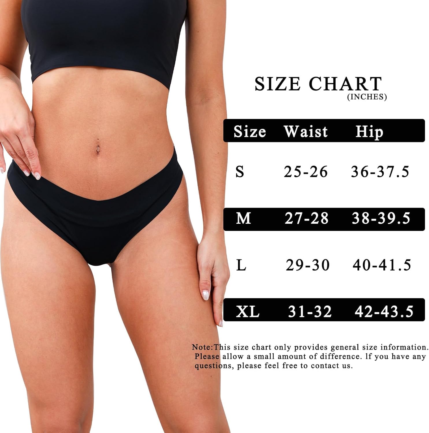 Women Bikini Thongs Seamless Underwear for Women Breathable Stretch Panties - Image 2