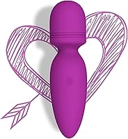 Vista 1 de Mini varita masajeadora de mano, silenciosa, portátil, masajeador personal de silicona, inalámbrico para cuello, hombro, espalda, masaje corporal