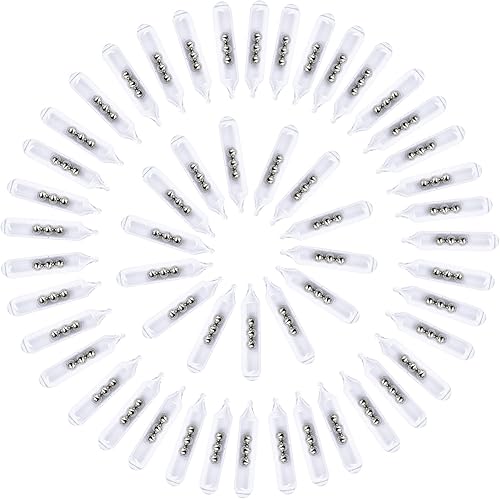 glass rattle 50 Worm Jig Pesca Señuelo Insertar Tubo Sonajeros Agitar Atraer Mosca Tie Atying