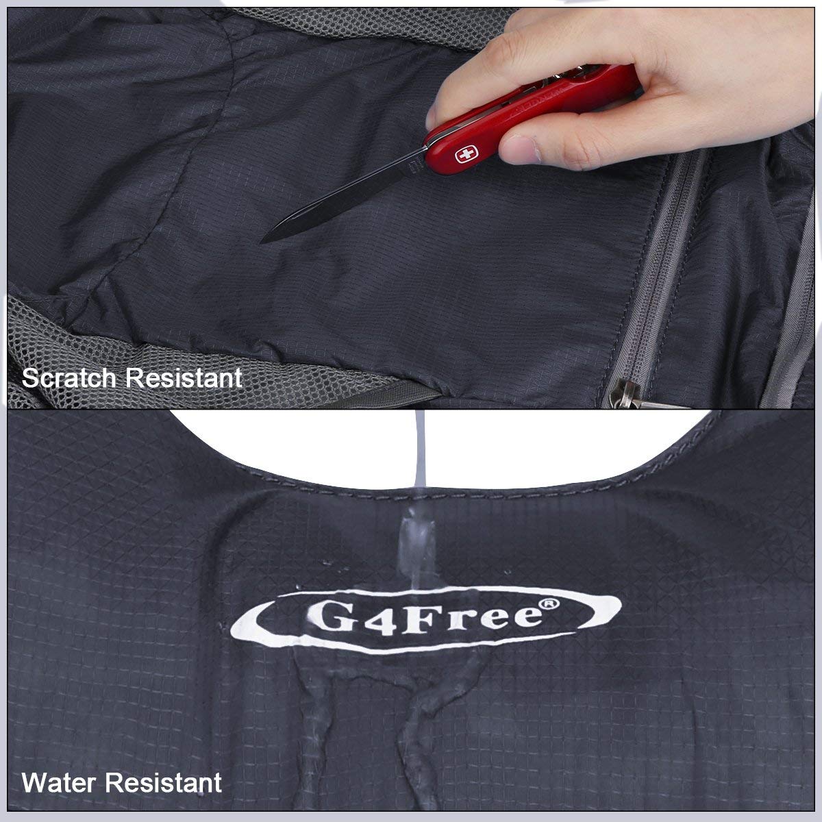 G4Free Petit sac à dos pliable ultra léger 11 l pour voyage, marche, cyclisme, randonnée ou sac à dos polyvalent unisexe