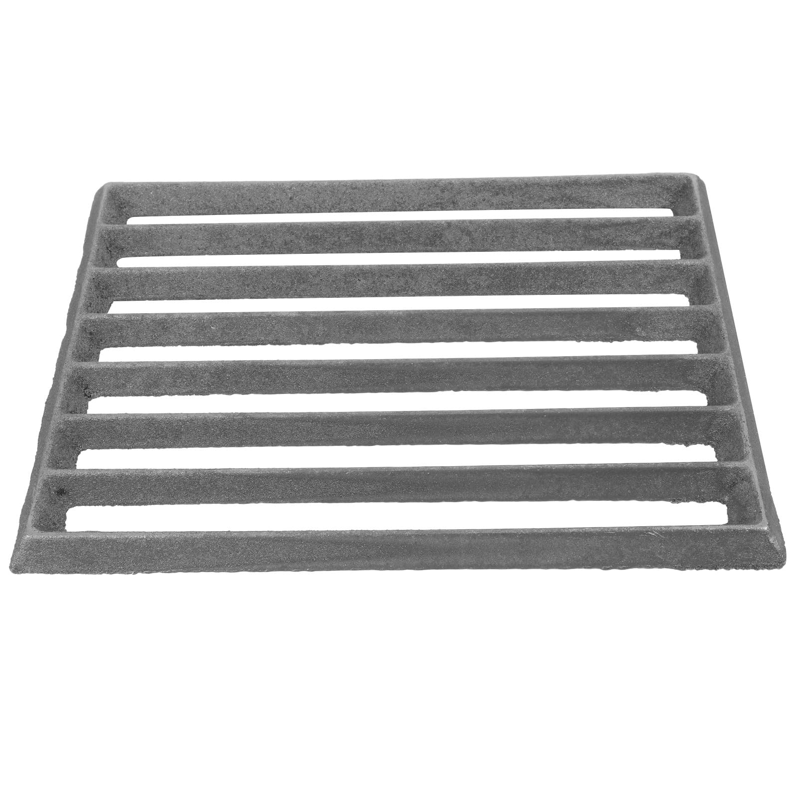 Grille de barbecue rectangulaire en fonte noire : fini les cuissons ratées