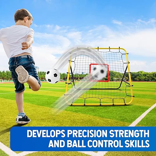 Miniatura 2 de Red de rebote de fútbol, red de rebote de béisbol, ángulo ajustable, equipo de entrenamiento de voleibol para todas las edades, regalos temáticos de