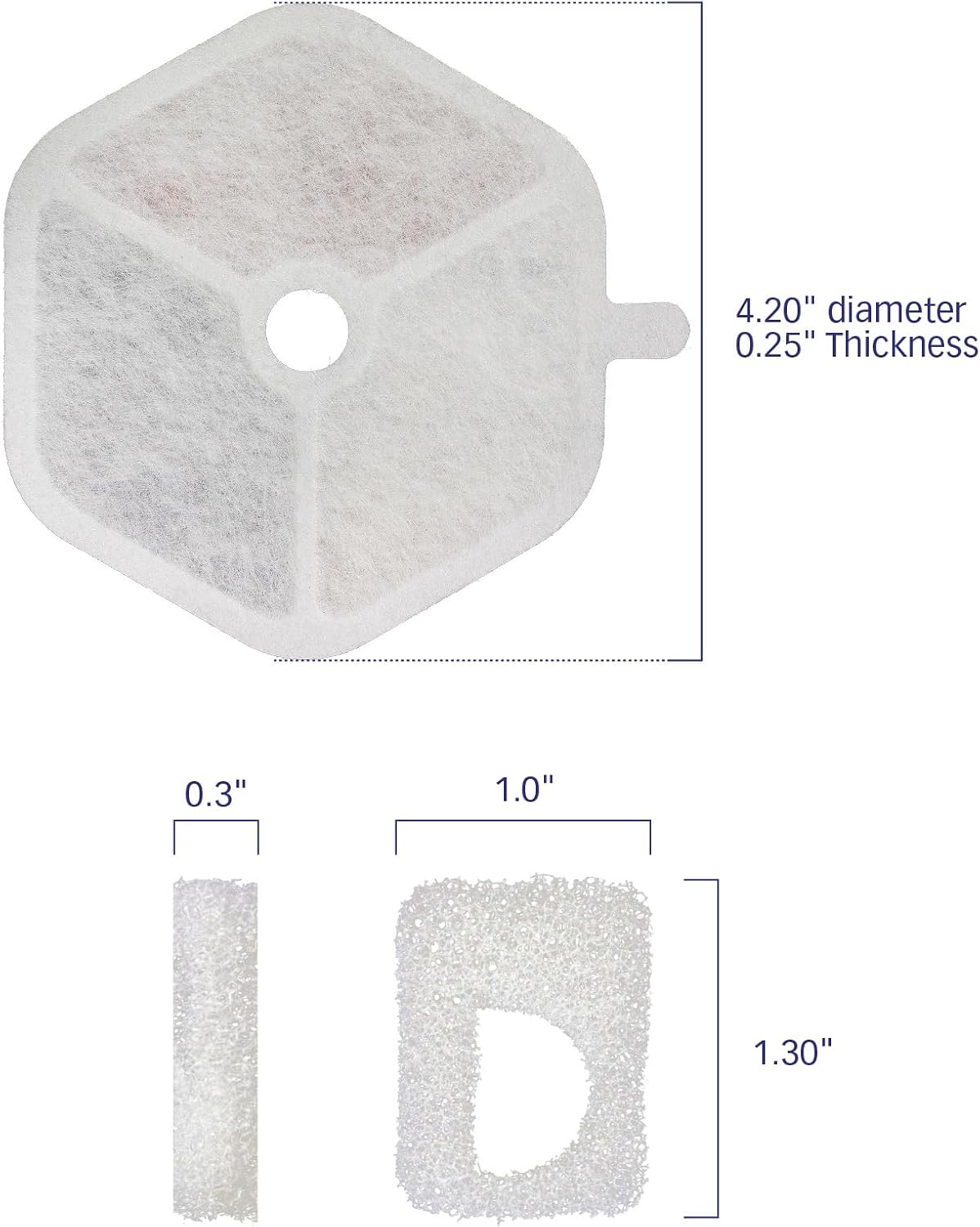 PET STANDARD Filters for Smartoo PTM-643 Fountain, 12-Pack image 2