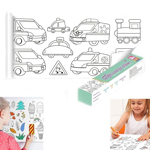 Rollo de dibujo para niños, rollo de papel para colorear para niños, rollo de papel de dibujo, papel de dibujo de pintura, papel de relleno de
