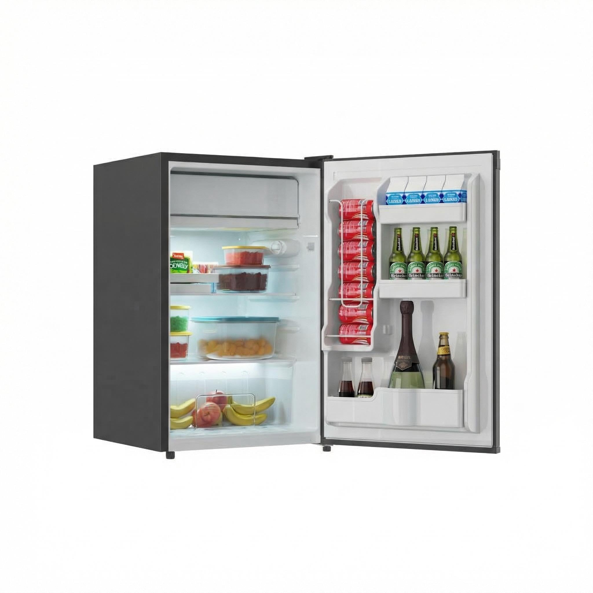 OUTLANE 4.3 cu ft Compact Freezer Black