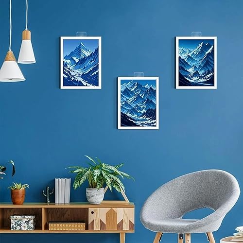 Miniatura 4 de AIERSA Ganchos Adhesivos de Alta Resistencia, Ganchos de Pared para Colgar, Adhesivo Sin Tornillos, Tornillos Invisibles para Montaje en Pared, 2 en