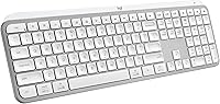 Vista 16 de Logitech MX Keys Mini - Teclado minimalista, iluminado, inalámbrico, compacto, con Bluetooth, retroiluminación, USB-C, compatible con Apple macOS