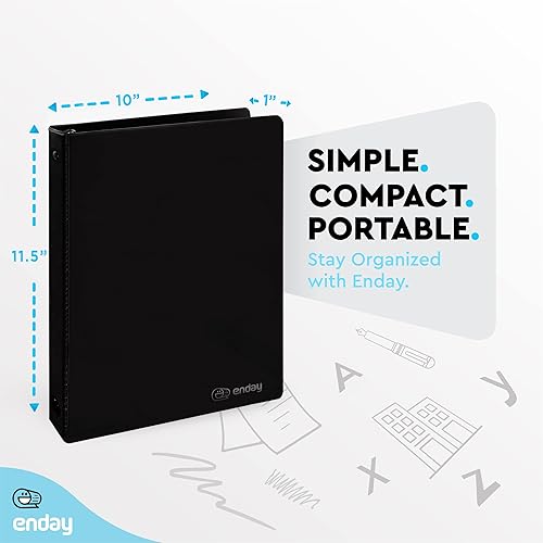 Vista 249 de Carpeta de 3 anillos de 1 pulgada, cubierta transparente de 1 pulgada con 2 bolsillos interiores, carpetas de anillos redondos de colores, en gris