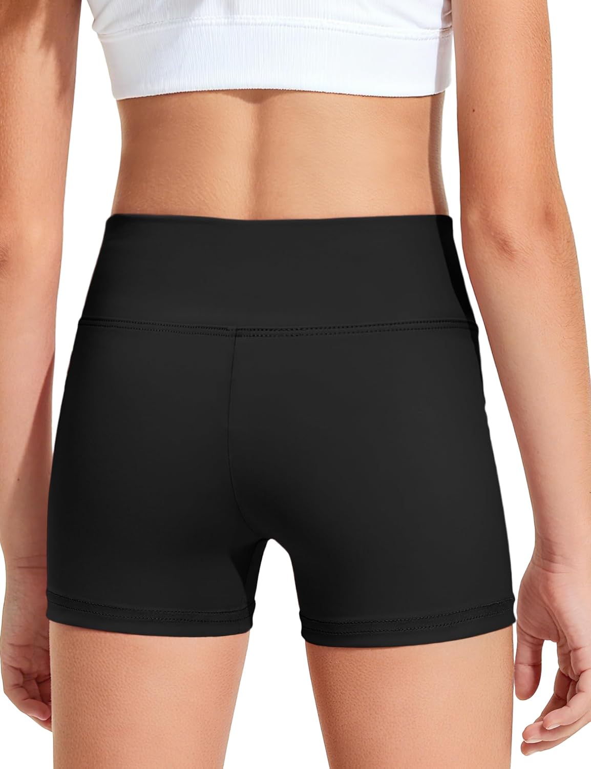 Girls Dance Shorts Kids Bike Gymnastic Volleyball Cartwheel High Waisted Short for Youth - Image 5