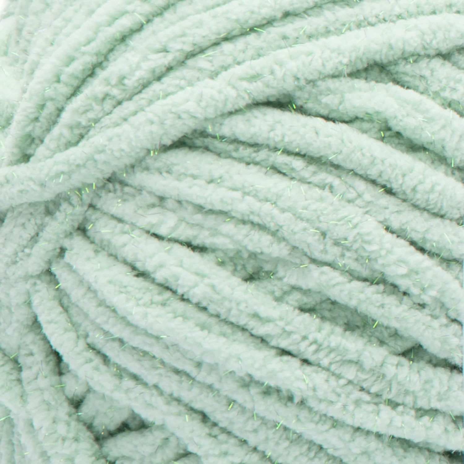 Bernat Blanket Sparkle 300g - Barely Green Sparkle - Image 3