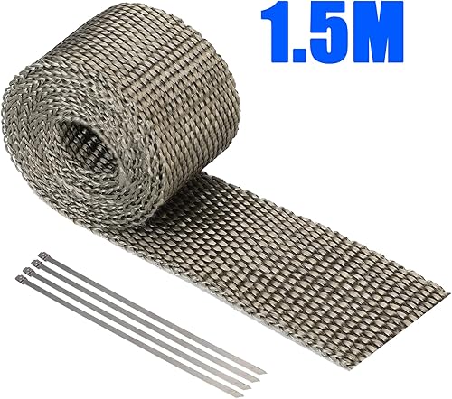 Miniatura 4 de YOXUFA Tubo de escape 212 compatible con Predator 196cc 224cc 6.5hp Coleman CT200U CT200U-EX BT200X KT196 Baja Warrior Massimo MB200 Mini Bike Go