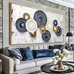 Wall Art Simple Wall Decor Green Canvas Painting Abstract Wall Art for Bedroom Living Room Dining Room Home Office Decor 30"x60"(75CMx150CM) with Framed