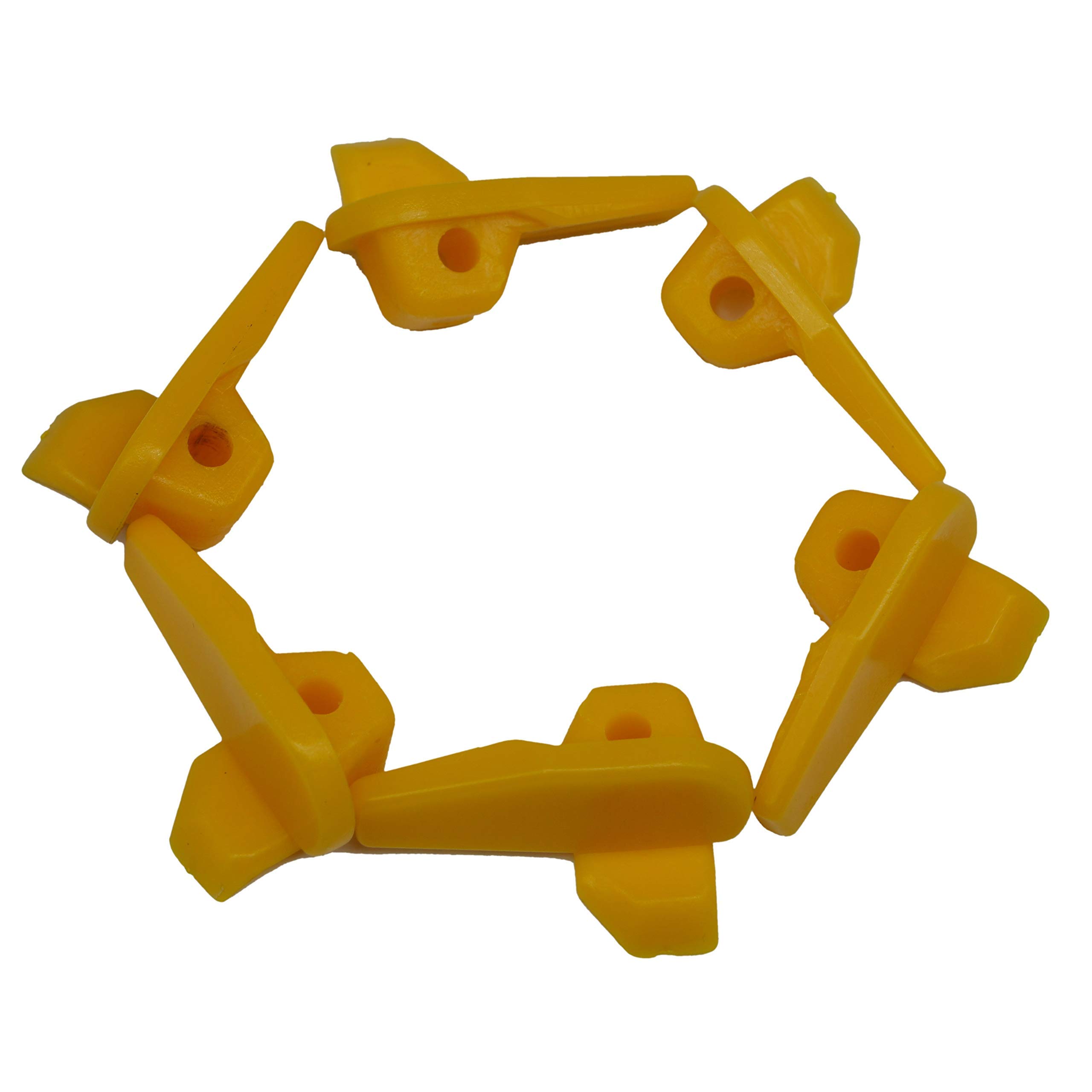 Caso 2 Paquetes, 6pcs / Pack, Cambiador de neumáticos inserción de plástico | Rueda de Nylon Protector de llanta de Montaje Desmontar la Cabeza, 07YCO|Amarillo|