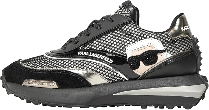 Karl lagerfeld zone karl nft scarpe da donna sneakers in pelle e tessuto KL62931N 40X