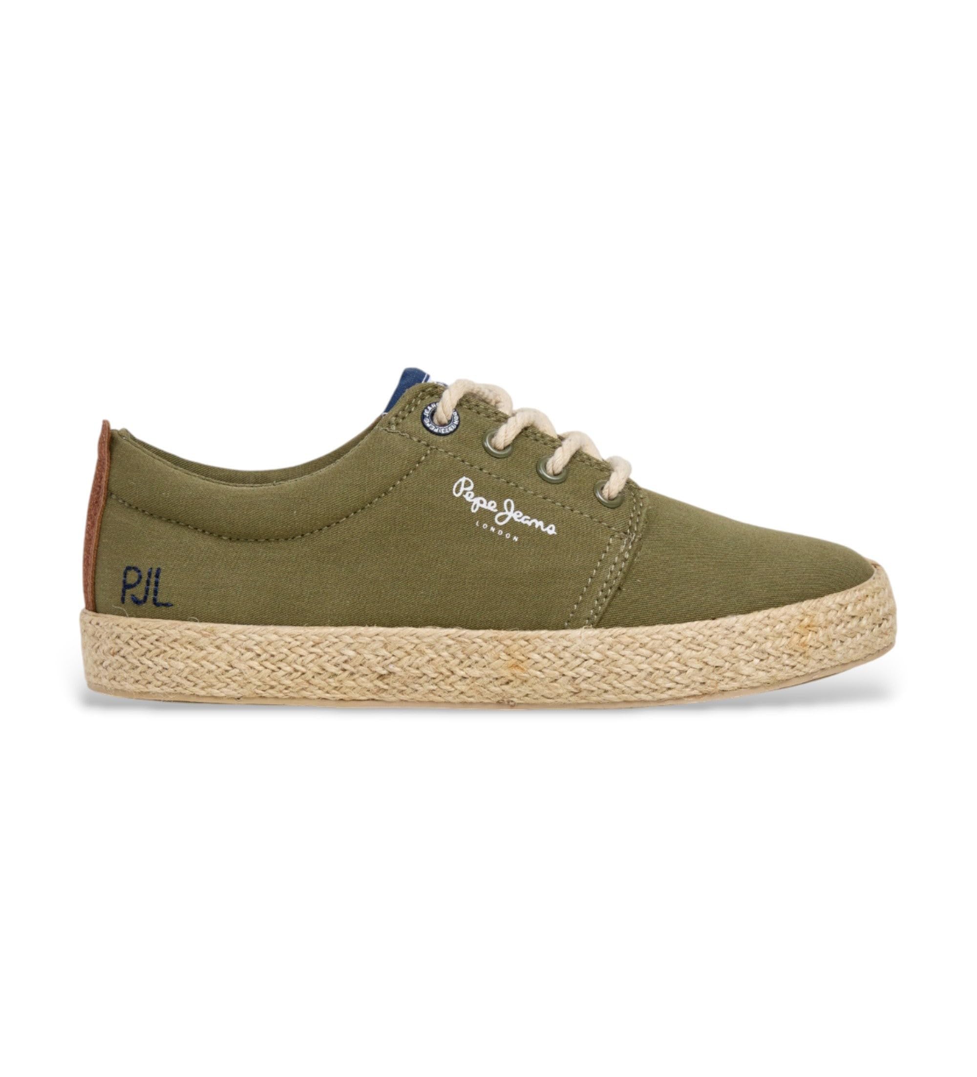 Pepe Jeans Boy's Brady Braid B Sneak, Green (Otter Green), 1.5