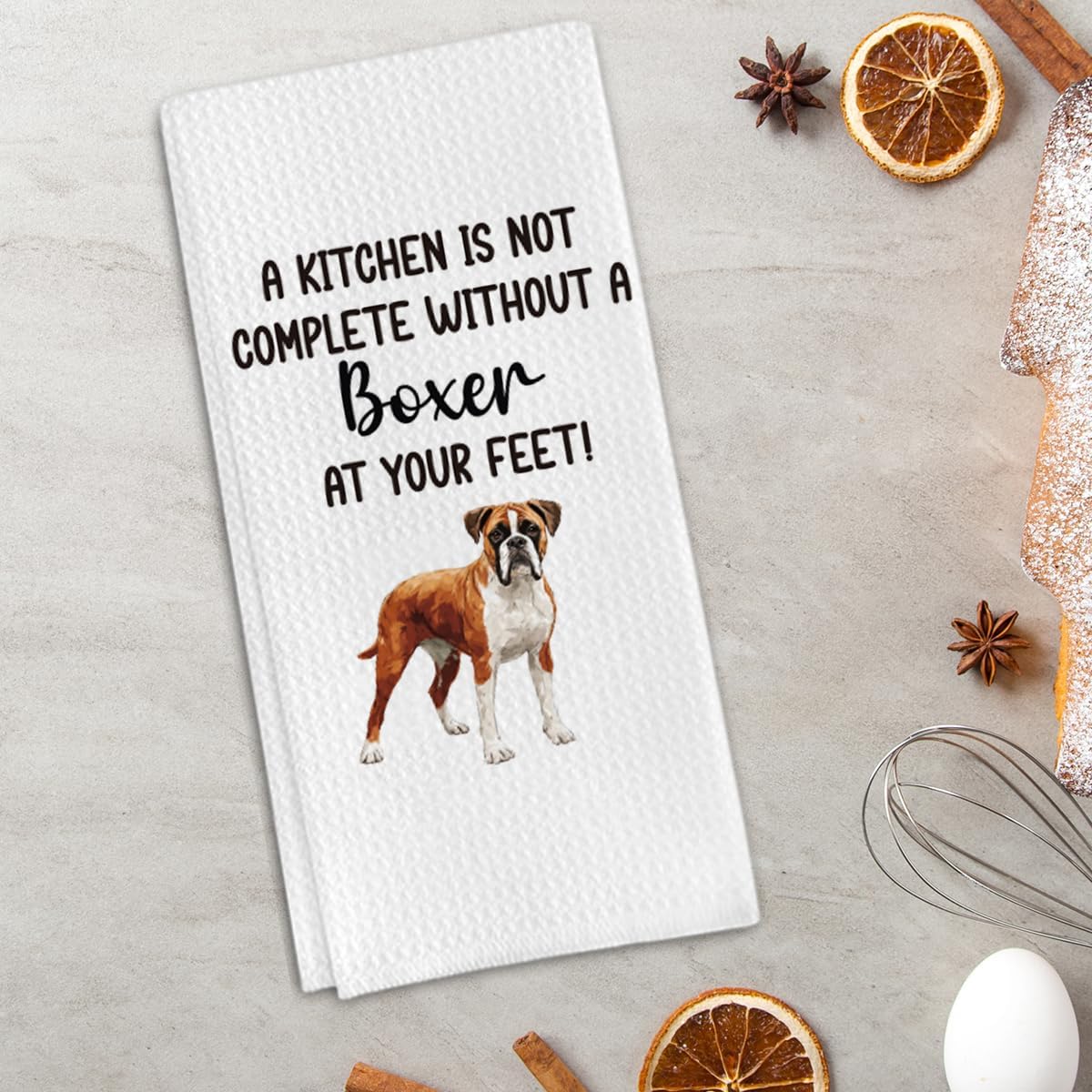 Boxer Dog Gifts Kitchen Towels for Boxer Lover, Dog Gifts Decorative Towels for Bar Kitchen Bathroom - Image 3
