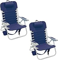 Vista 12 de Rio Brands ASC529 4-Position Backpack Lace-Up Suspension Folding Beach Chair