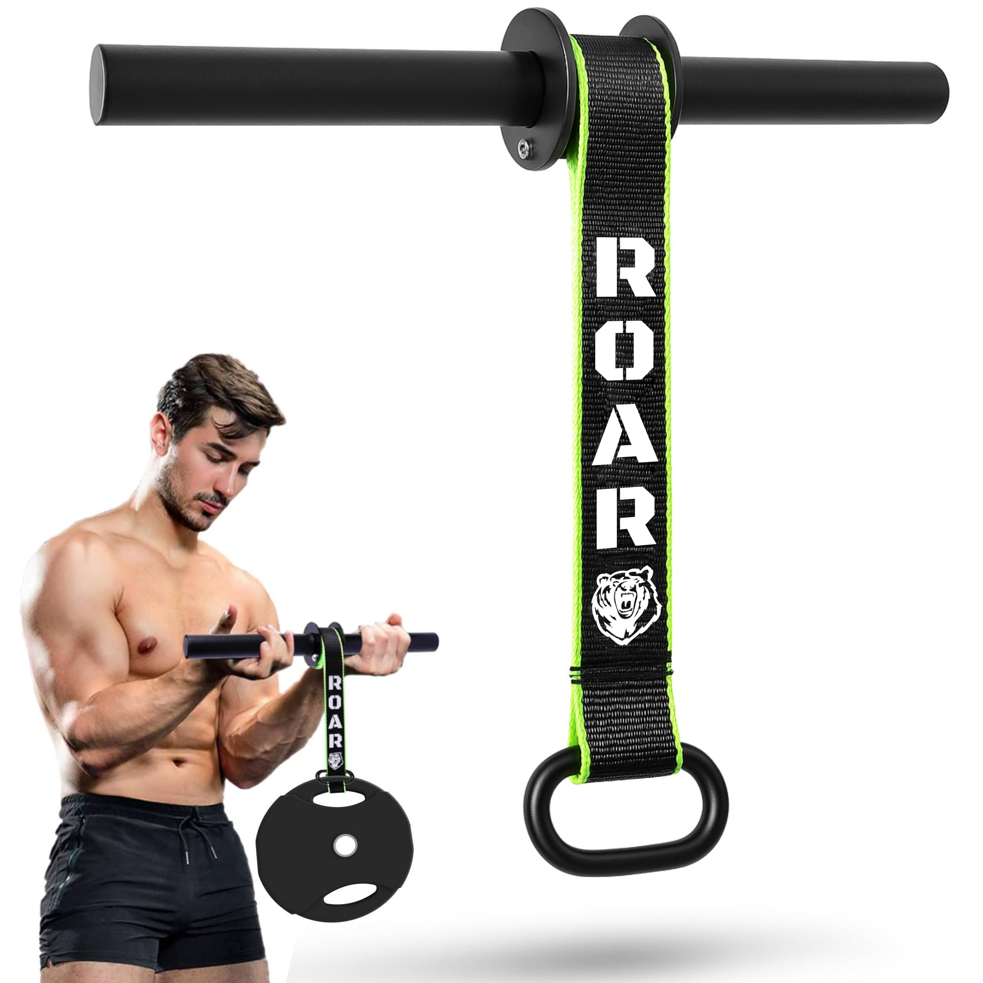 Roar® Rullo per Avambraccio, Rullo da Polso per Avambraccio, Allenamento Avambraccio, Forearm Trainer, Avambracci Attrezzi, Arm Blaster