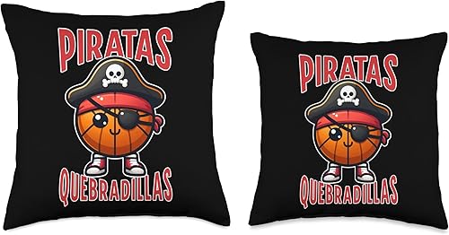 Miniatura 3 de Piratas de Quebradillas Baloncesto Puerto Rico Basketball Throw Pillow