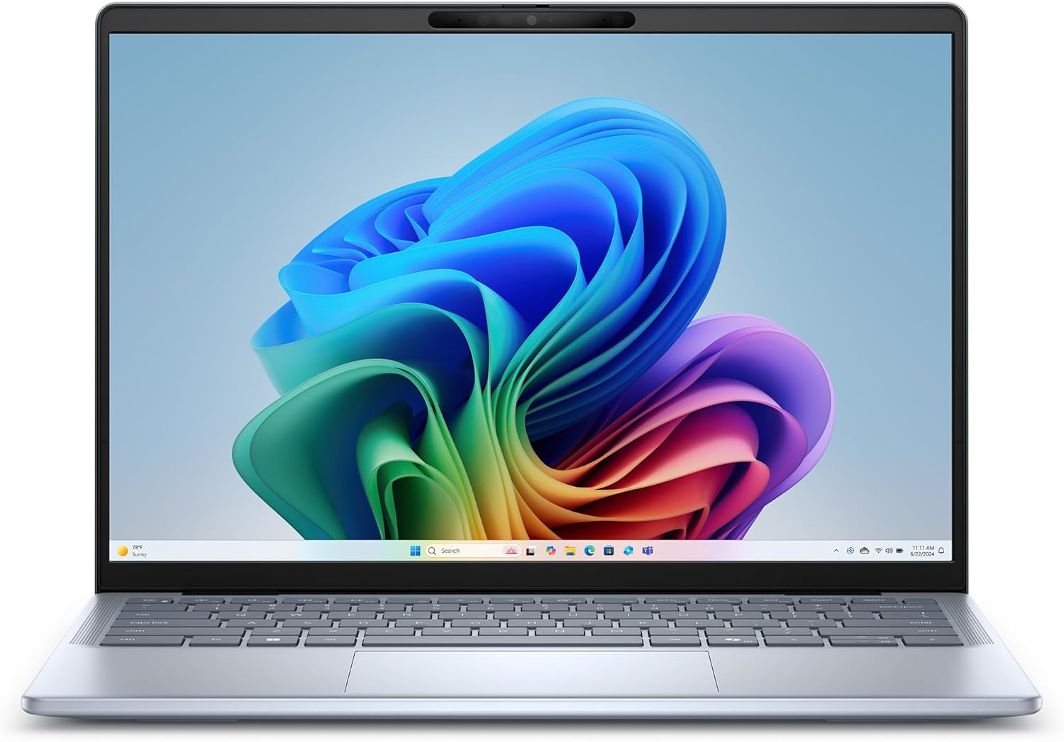 Dell Inspiron 14 Plus Copilot+ PC 7441 Laptop 14″ QHD+ 60Hz 16:10 Touch Display, Snapdragon X Plus, Qualcomm Adreno Graphics, 16GB RAM, 1TB SSD, Windows 11 Home, English-UK Backlit AI Keyboard