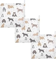 Vista 2 de vvfelixl American Bully Dogs - Paños para eructos para bebés, paños de muselina para niños y niñas, toalla de algodón para bebés recién nacidos