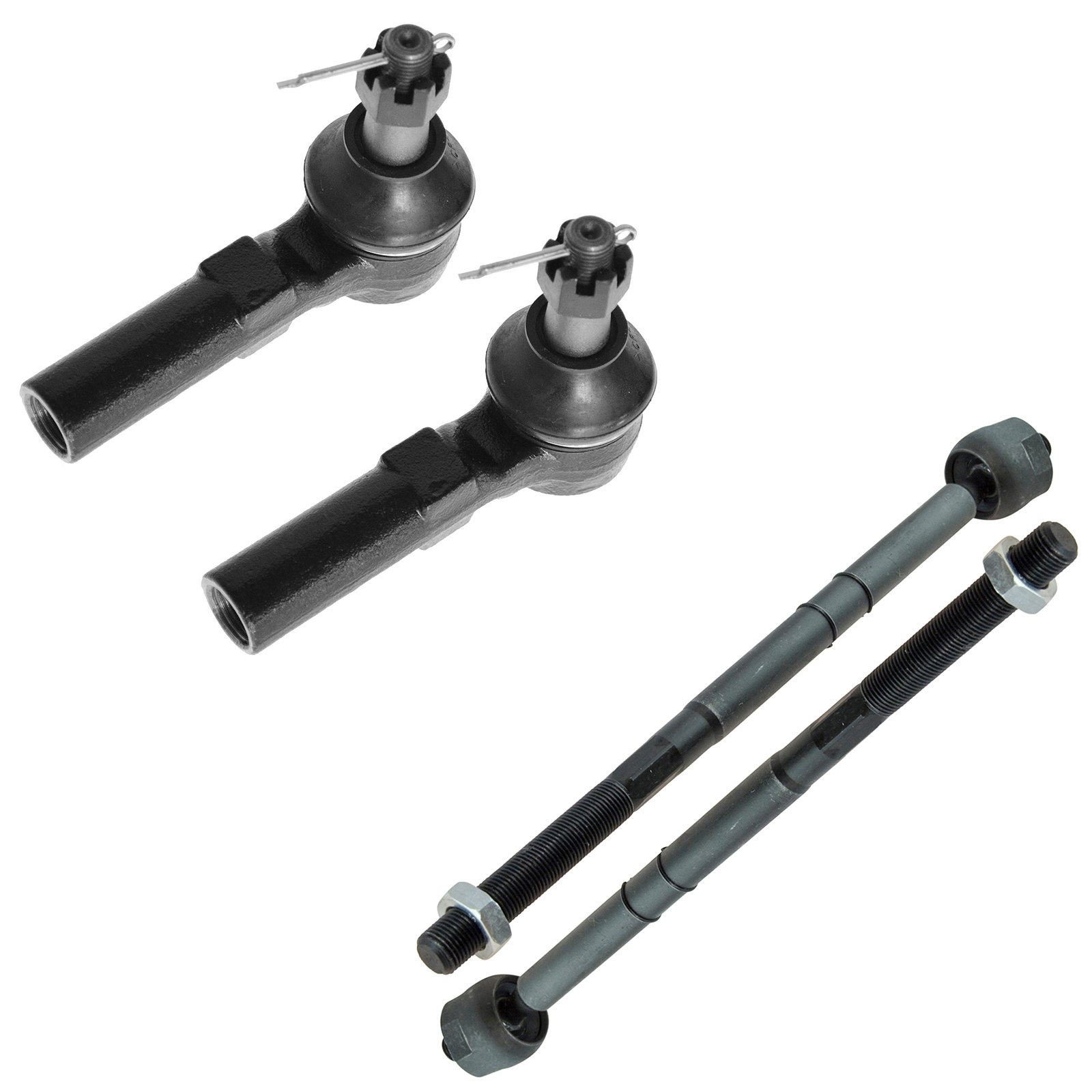 4 Piece Inner & Outer Tie Rods Kit for Ford Mercury Mazda Truck SUV