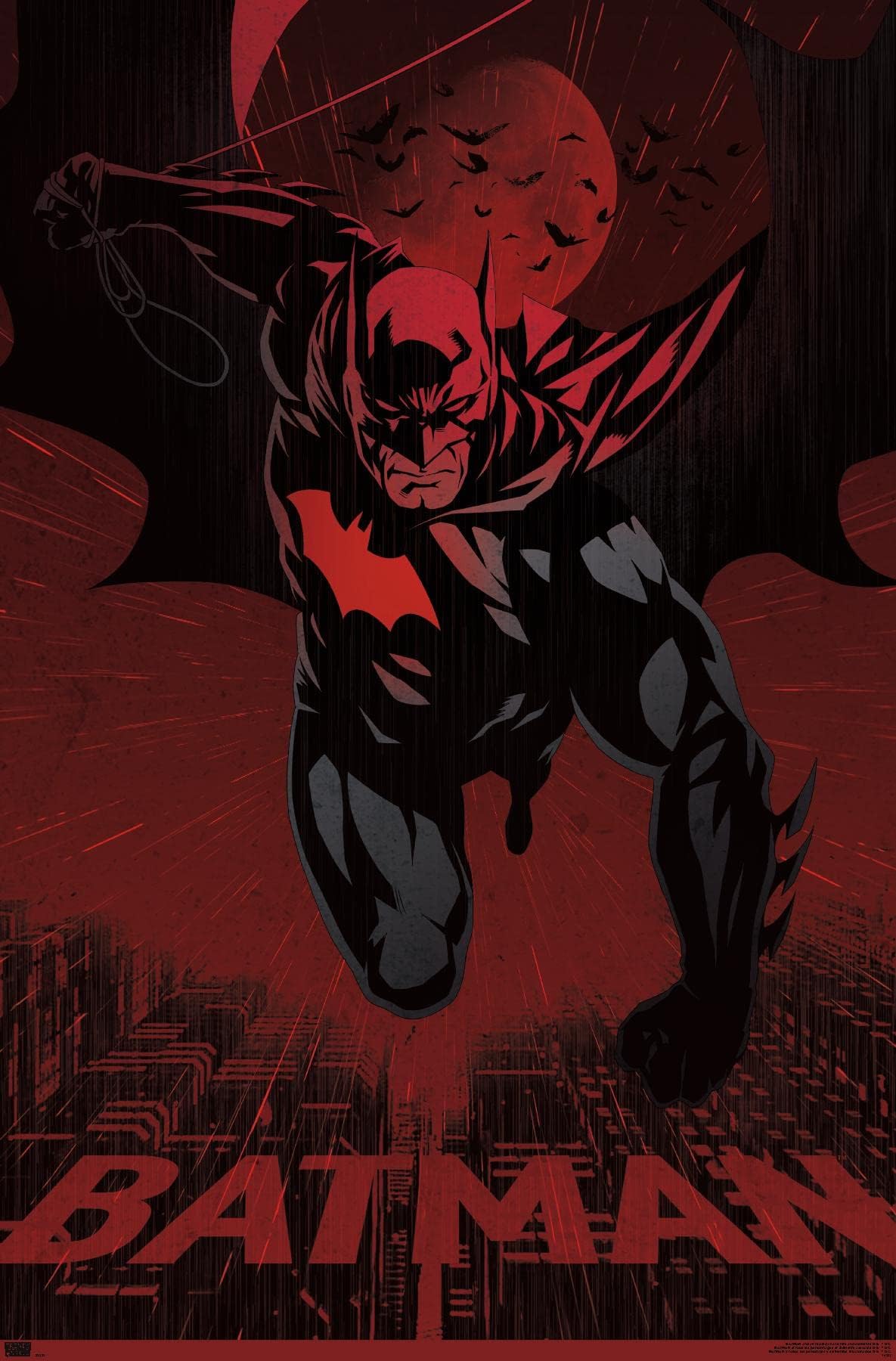 DC Comics: Dark Artistic - Batman Wall Poster, 34L" x 22.4W", Unframed Version