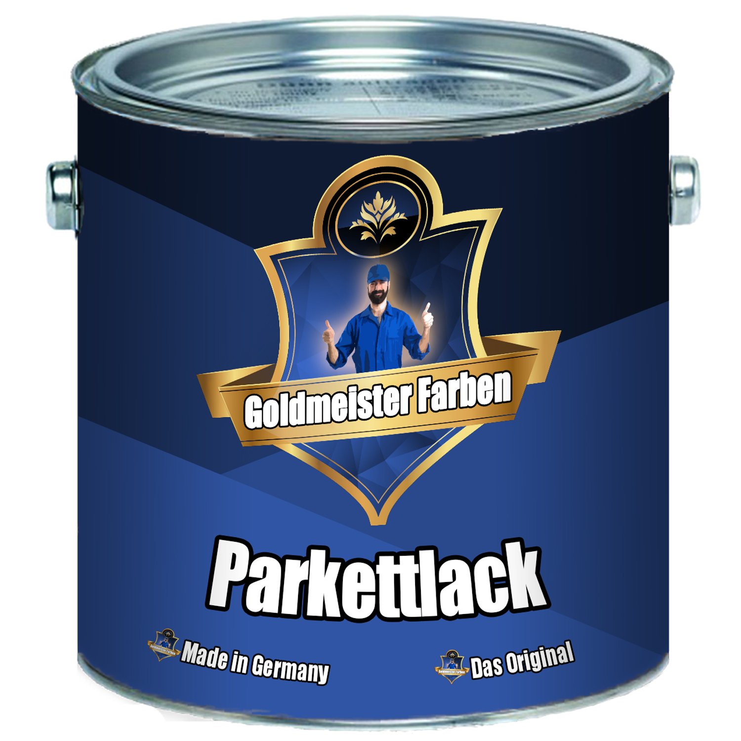 Farben LAKIER DO PARKIETU błyszczący satynowy bezbarwny lakier do drewna do schodów pielęgnacja parkietu olej do (5 L, błyszczący) Goldmeister
