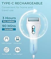 Vista 7 de Removedor eléctrico de callos para pies, lima de pie recargable, herramientas electrónicas de pedicura para pies, removedor eléctrico impermeable