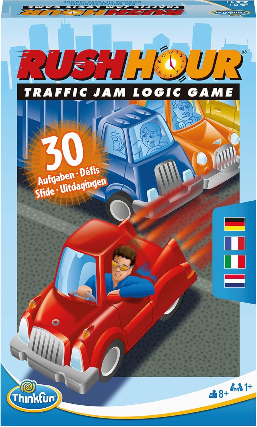 ThinkFun - 76452 - Rush Hour 3 - Erweiterungsset für das original Rush Hour. Add-on für noch mehr Spielspaß für Jungen und Mädchen ab 8 Jahren