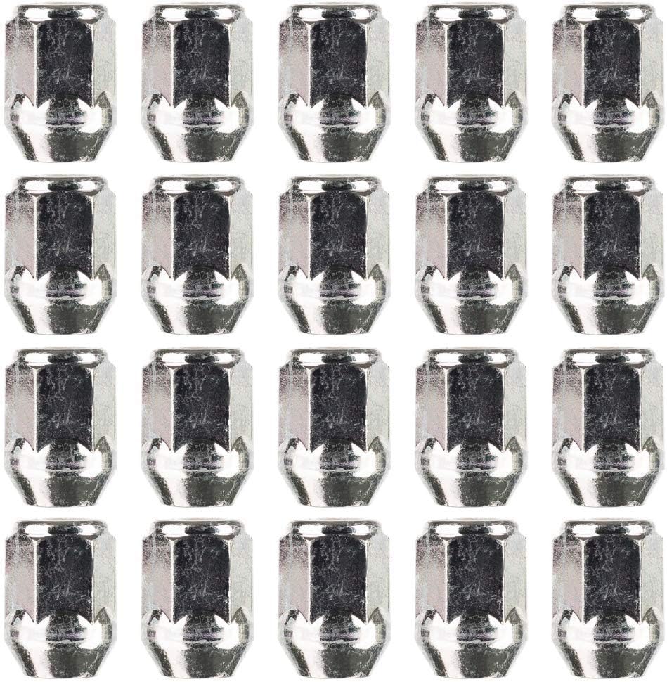 Ellis Excellence Set of 20 M14 x 1.5, 21mm Hex Alloy Wheel Nuts, Compatible with Chrysler 300C, Ford S Max, Galaxy & More