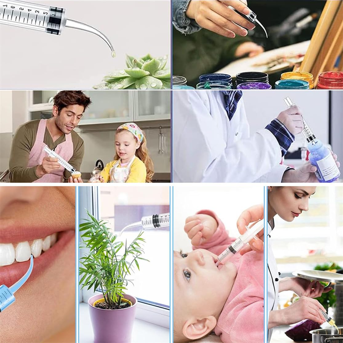 Removedor de piedras amígdalas, limpiador de muelas del juicio, limpieza de riego dental con punta curvada para cuidado dental oral para alimentación de mascotas, 5 unidades 6