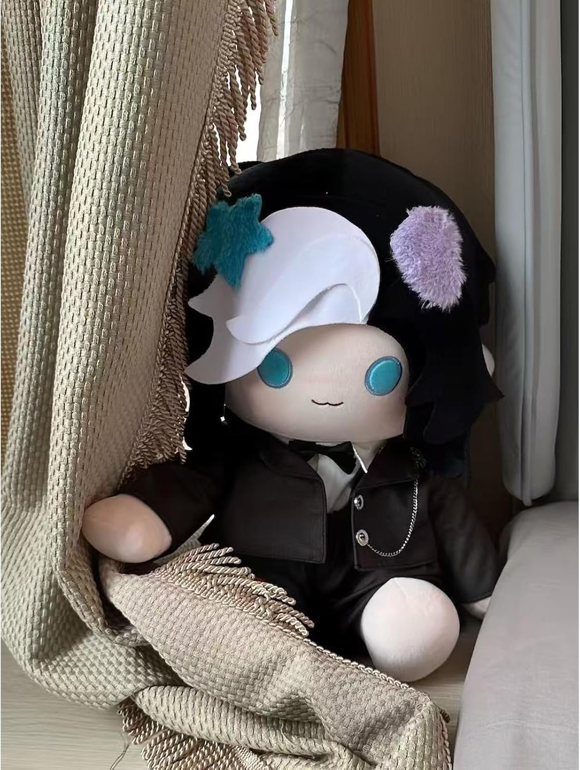 ✿20cm✿ クチ 骨あり 無属性ぬいぐるみ 赤目黒肌本体綿人形棉花娃娃ドールcotton dollかわいい系 plushies |  KiriDoll❤︎ぬいぐるみ•推し活グッズ•雑貨❤︎ 第五人格 グッズ ぬいぐるみ 人形 縫いぐるみ 団子 写真家 部屋の装飾 可愛い綿人形 装飾品 癒し かわいい 高弾性 快適 クリス