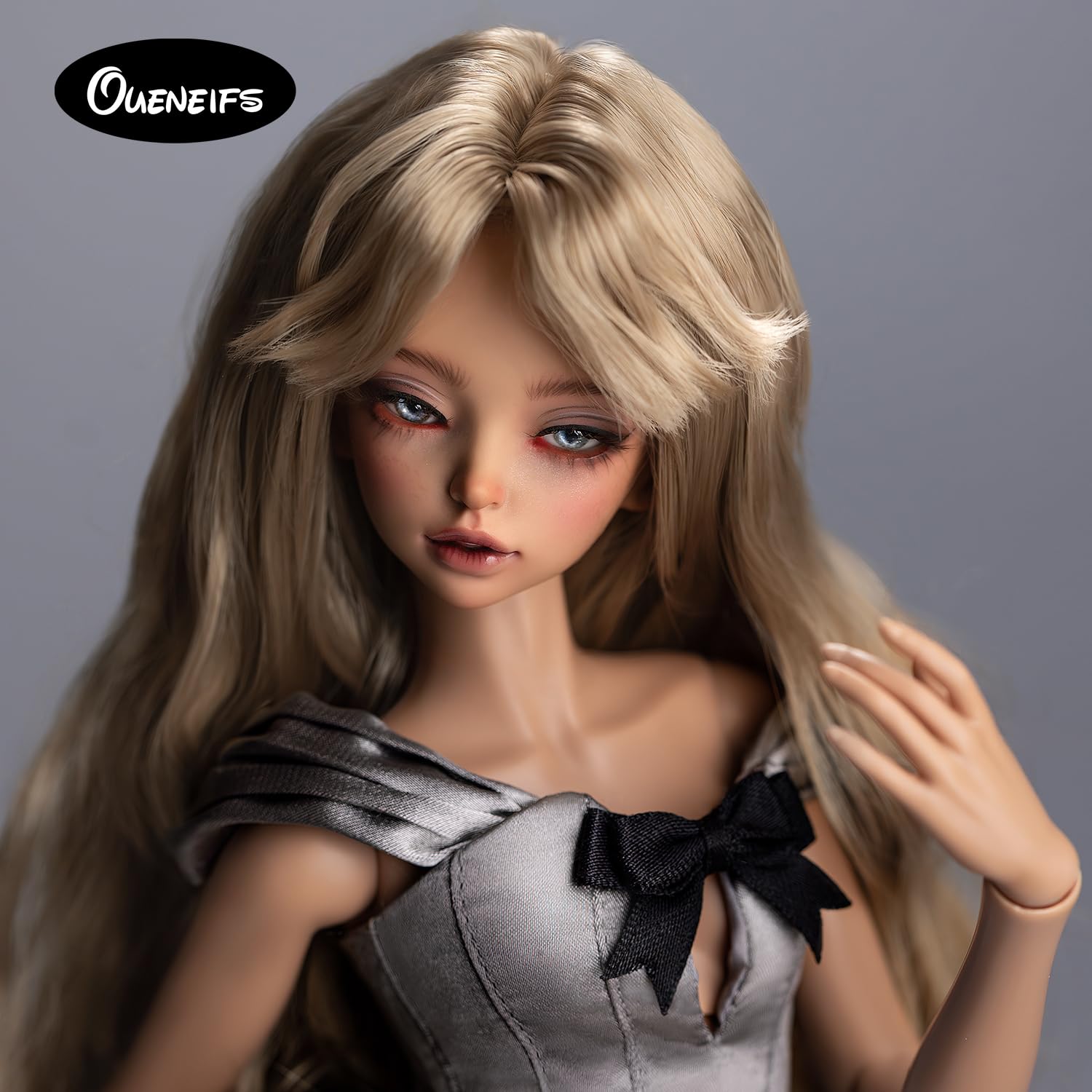 Oueneifs BJD Puppe 1/4 Isetbjd Fullset C mit modernem Couture-Kleid aus Kunstharz für 15+ Jahre alt