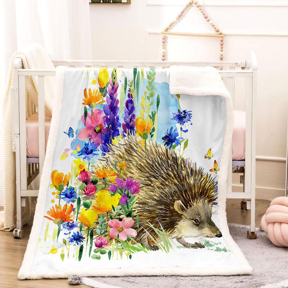 Koc polarowy Igel Sherpa, dwustronny koc do mieszkania, bardzo gruby i ciepły, narzuta na sofę, mikrofibra, puszysty koc wełniany, na kanapę, 160 x 240 cm