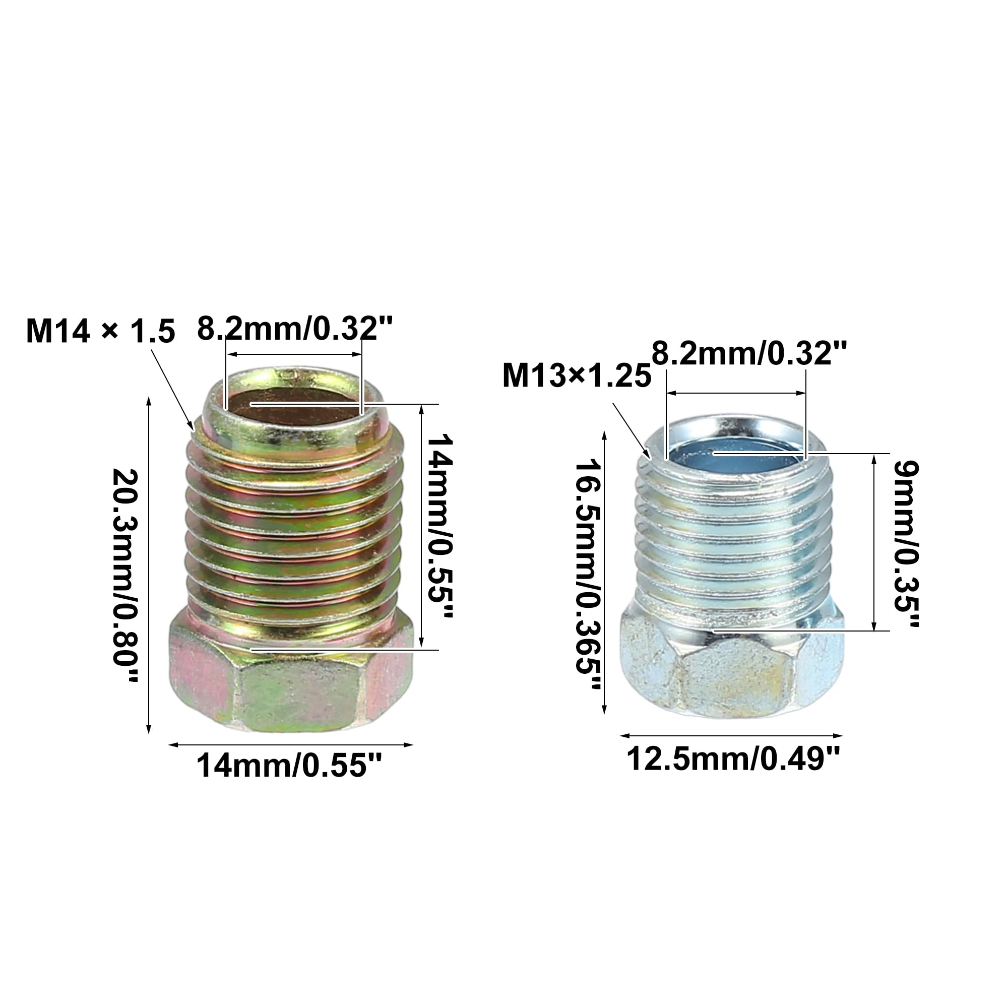 QUARKZMAN 5/16" Kit de Tubería de Freno para Automóvil de 25 Pies Recubierta de Cobre Con 16 Accesorios
