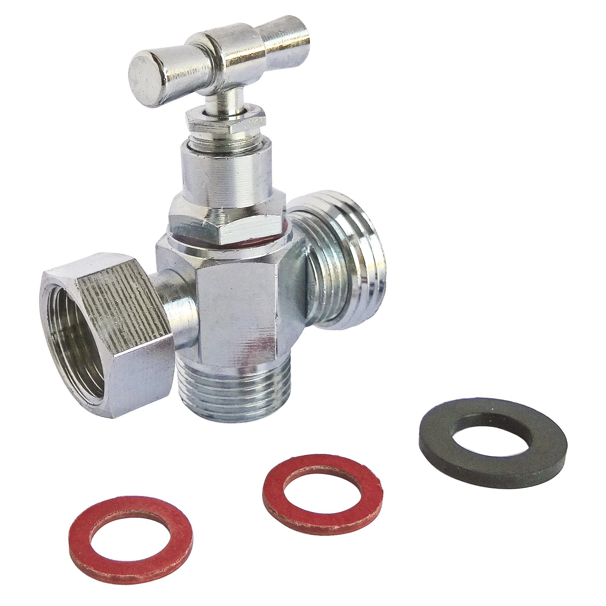 Té De Latón Con Tuerca Libre Macho-macho-hembra De 3/8", Resistente A 10 Bares Y 90°C, Para Fontanería Y Calefacción, Fácil Instalación, Marca Quick Plomberie