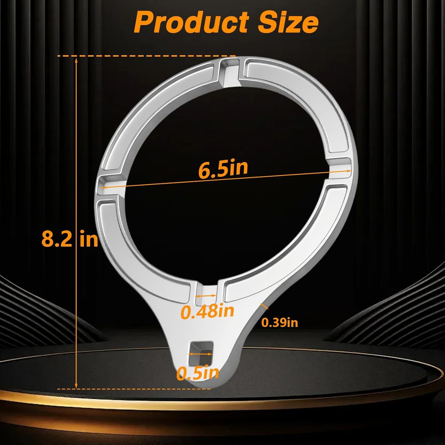 Fuel Pump Lock Ring Removal Tool Fuel Tank Retainer Lock Ring Wrench Compatible with Harley-Davidson Touring Electra Glide, Street Glide, Road Glide,Tri Glide,FL-Series 2008-Up