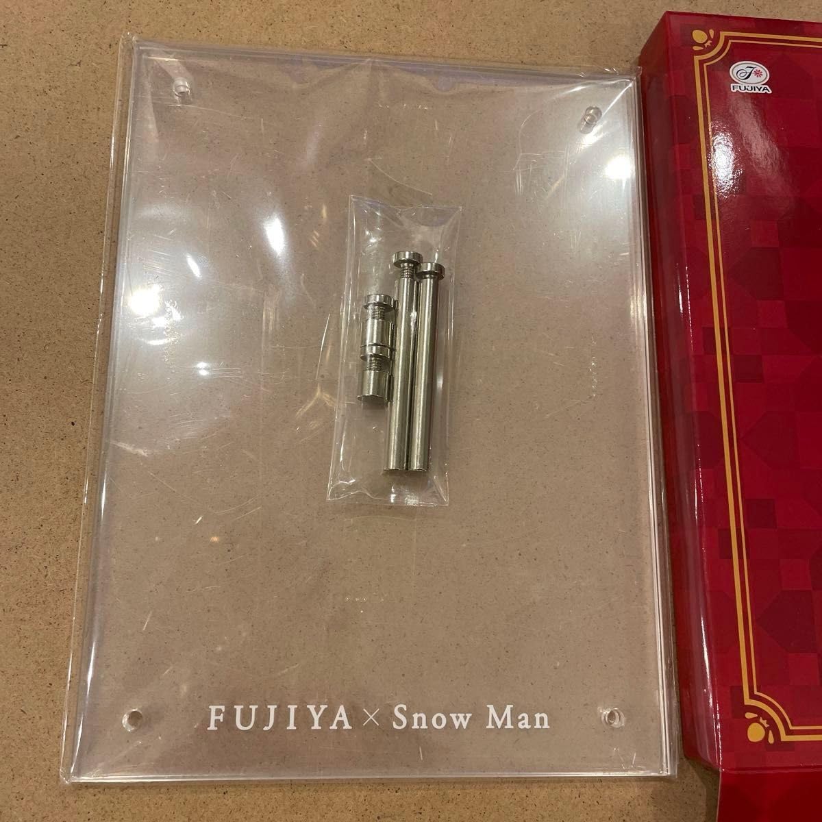 Man 不二家フォトフレーム 不二家×SnowMan アクスタ アクリルフォトフレーム - メルカリ