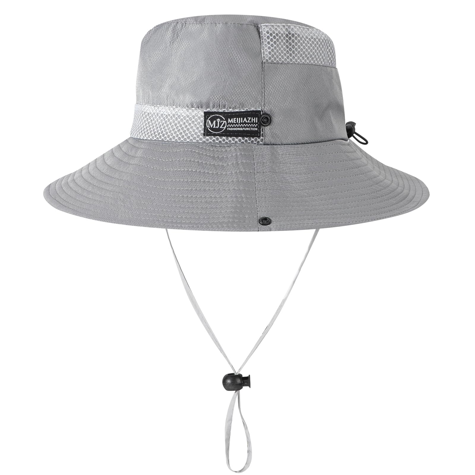 AYPOW Sombrero Pescador Hombre Mujer, Protección Solar Bucket Hat Ajustable Sombrero Hombre Verano Plegable ala Ancha Transpirable Gorro Pescador, Sombrero Safari Jungla para Pesca Camping Caza