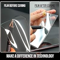 Vista 5 de Whitestone - Protector de pantalla de película UV GEN para Google Pixel 7 Pro, protector de pantalla de película dura con luz UV para Google Pixel 7