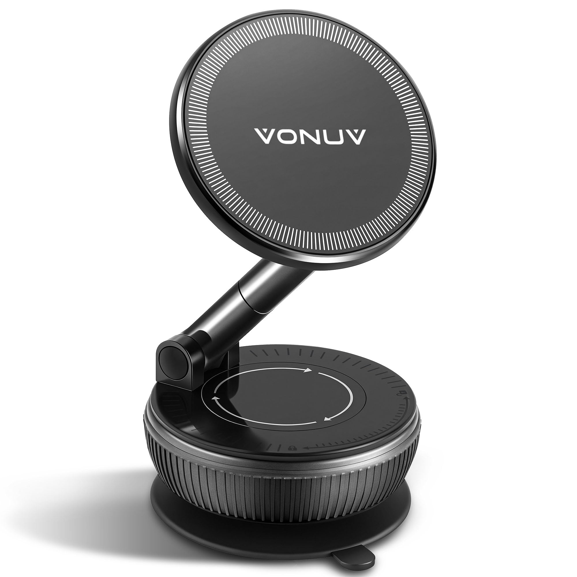 Magnetic Phone Holder for Car, 2025 Upgrade with 96LBS Ultra Suction & 2800gf Strong Magnet, 360° Adjustable Hands-Free Mount, Premium Car Accessories for Women Men, Fits iPhone/Android