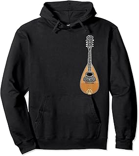 Instrumento de cuerda de mandolina Música Bluegrass Sudadera con Capucha